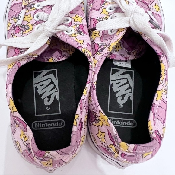 VANS x Nintendo Authentic Princess Peach Sneakers Women Size 5 - Picture 7 of 12